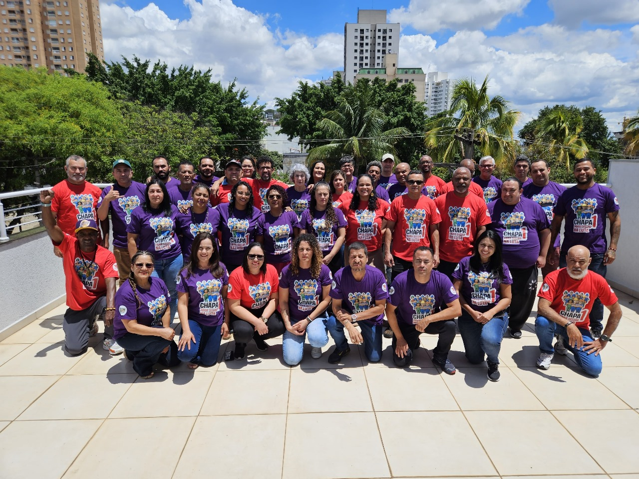 TRABALHADORES ELEGEM CHAPA 1 COM 98,16% DOS VOTOS